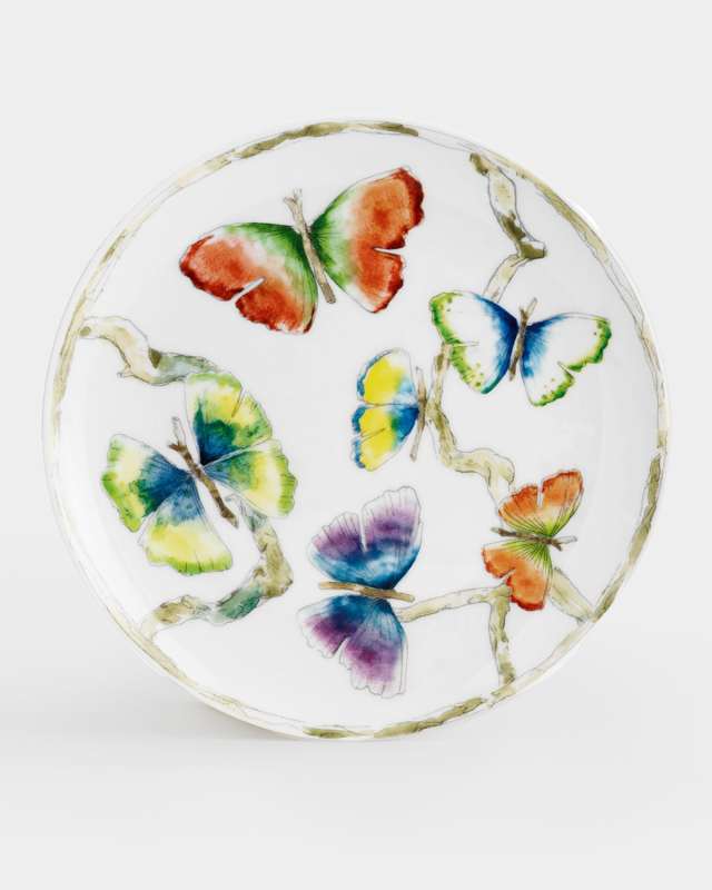 Butterfly Ginkgo Tidbit Plate