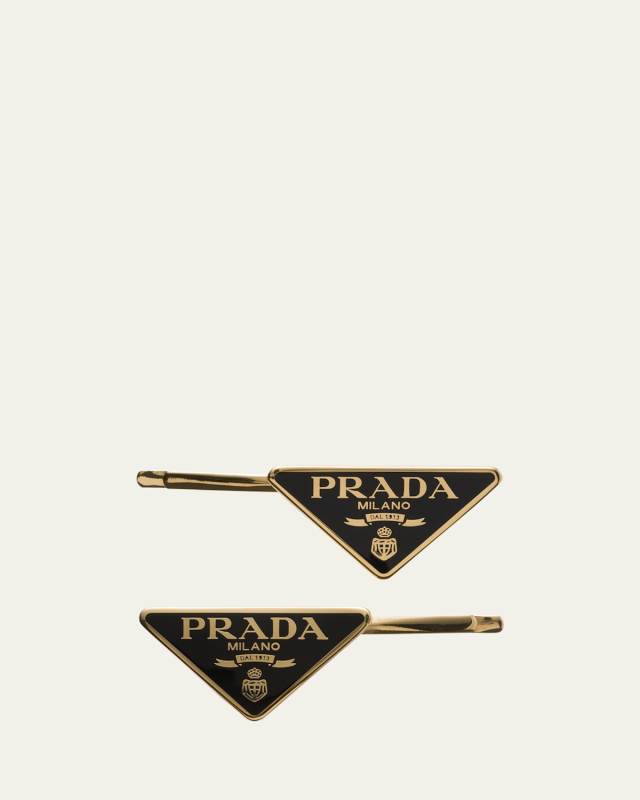 Logo Hair Pins, Set of 2