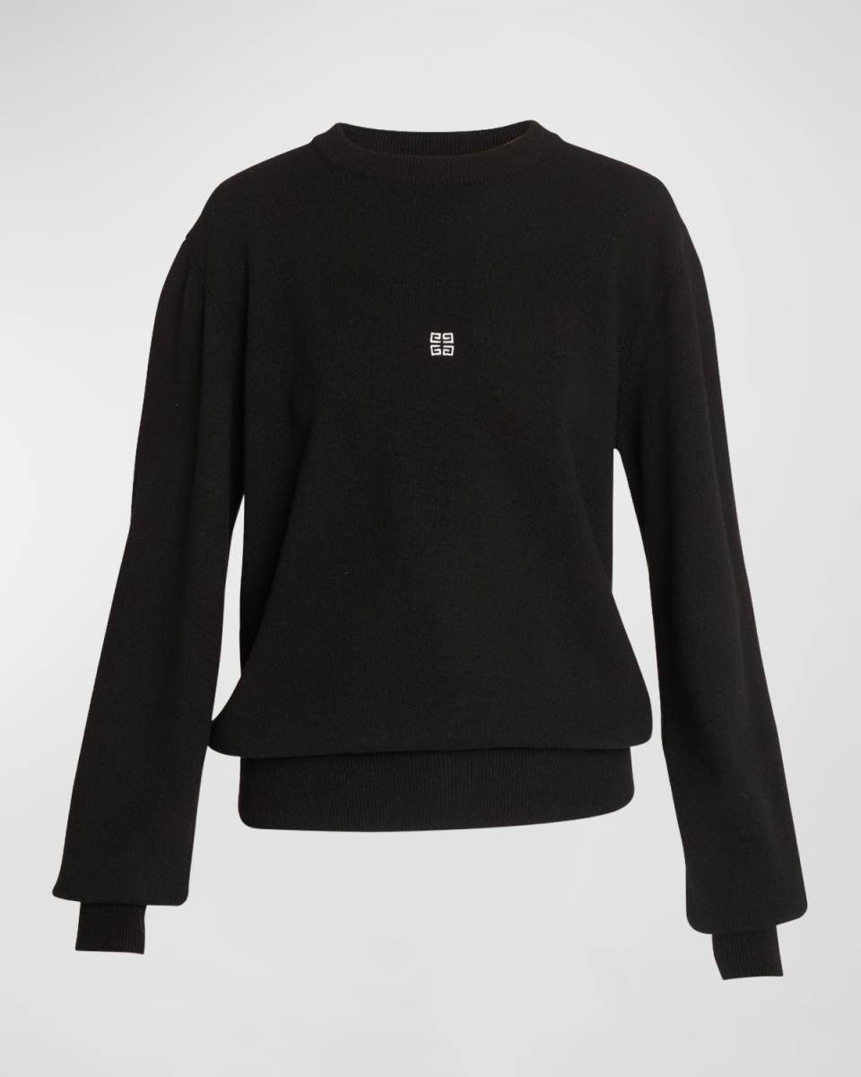 Basic Logo Wool-Cashmere Sweatshirt