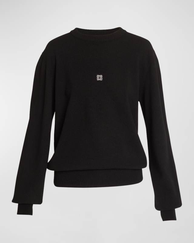 Basic Logo Wool-Cashmere Sweatshirt