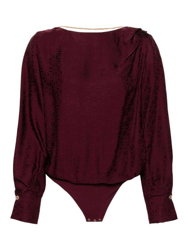 Elisabetta Franchi Veste Casual - Rouge Brun