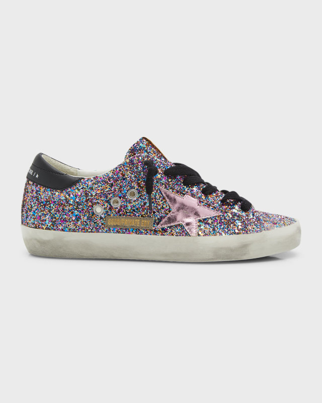 Superstar Multicolored Glitter Low-Top Sneakers