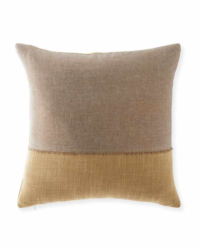 Barrington Honey Alannis Pillow, 22"Sq.