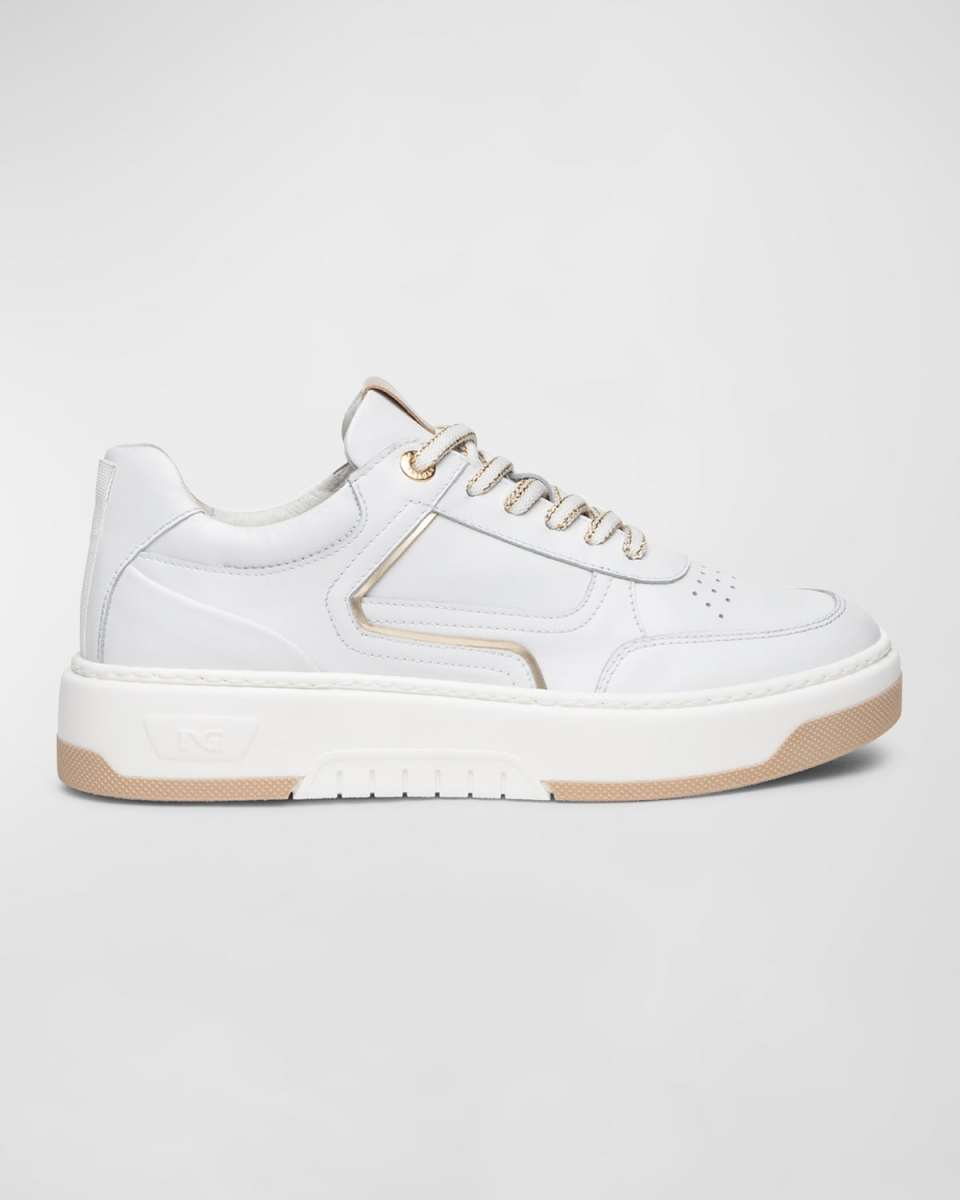 Clean Leather Low-Top Sneakers