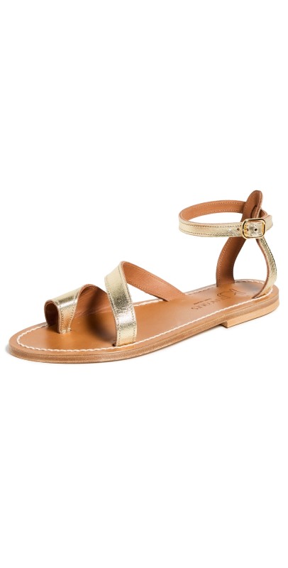 K. Jacques Anaella Sandals Lame Platine