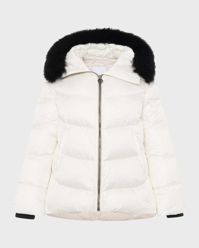 Apres-Ski Jacket With Detachable Toscana Lamb Shearling Hood Tr