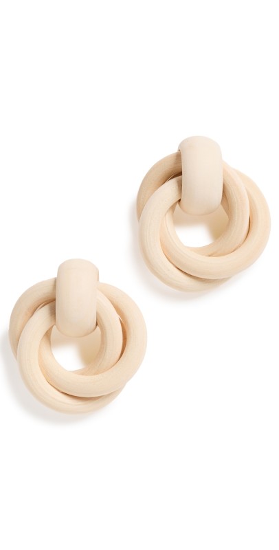 SHASHI Sevilla Earrings Cream