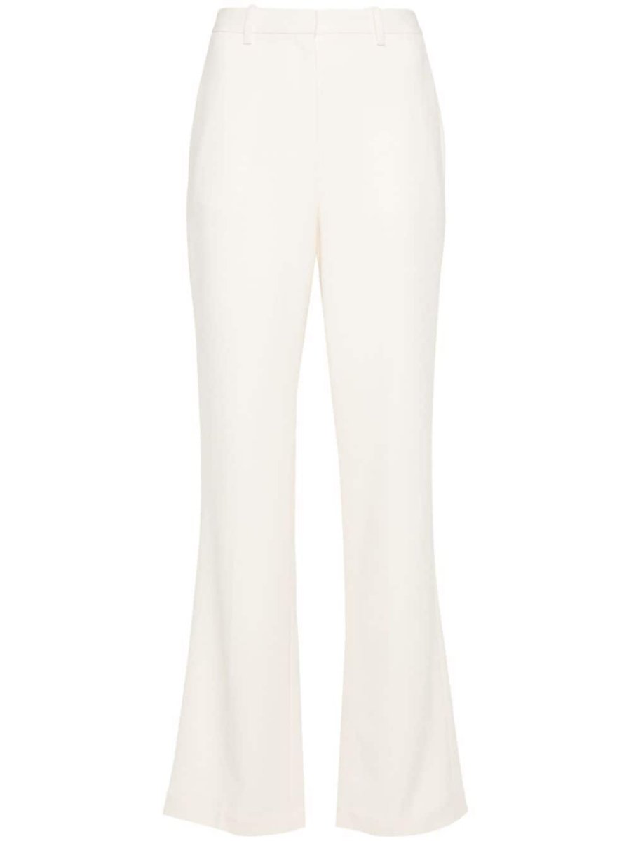 pressed-crease trousers
