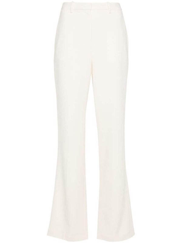 pressed-crease trousers