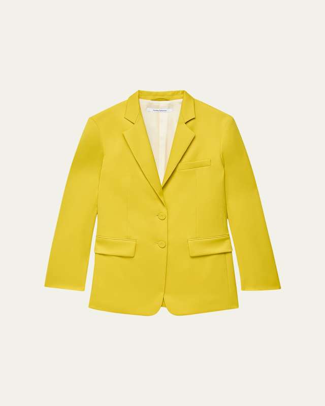 Oversized Stretch Wool Blazer