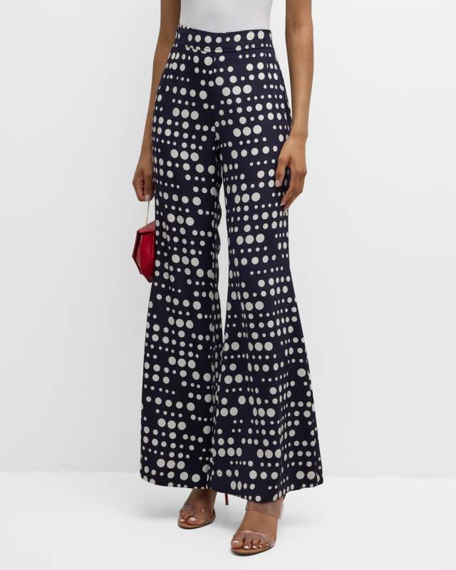 Dot Dotism Trumpet Flare Pants