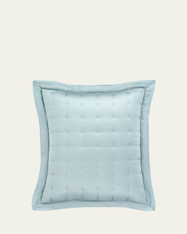 Puff Tencel Standard Sham, Robin's Egg Blue