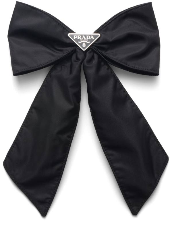 Re-Nylon bow hair clip