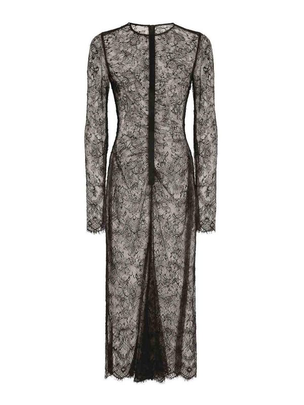 Dolce & Gabbana Robe Au Genou - Noir