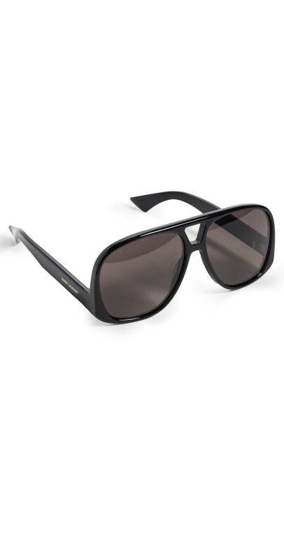 Saint Laurent SL 652 Solace Sunglasses Black-Black-Black