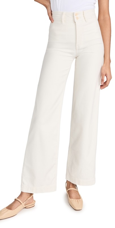 Faherty Stretch Terry Harbor Pants Egret