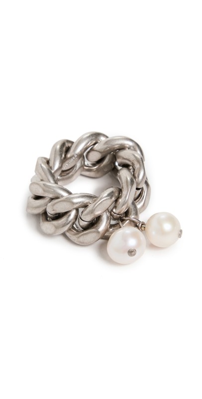 Jil Sander Pearl Ring Silver