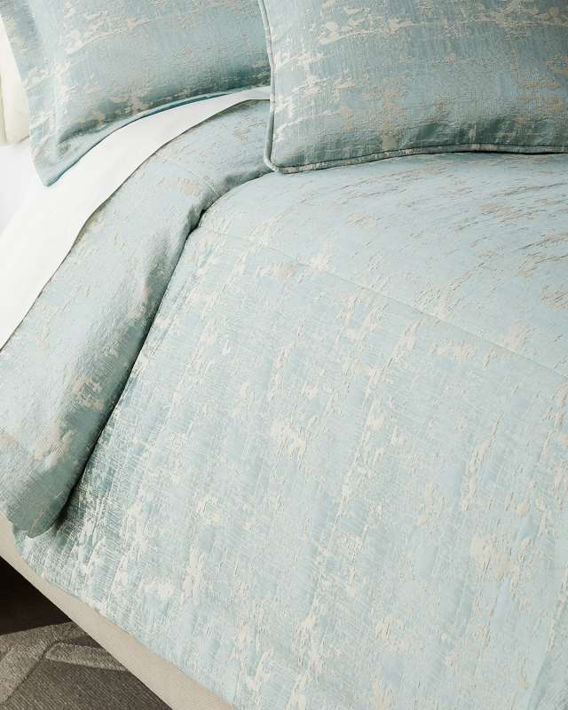 Ava Mineral 3-Piece Bedding, QUEEN