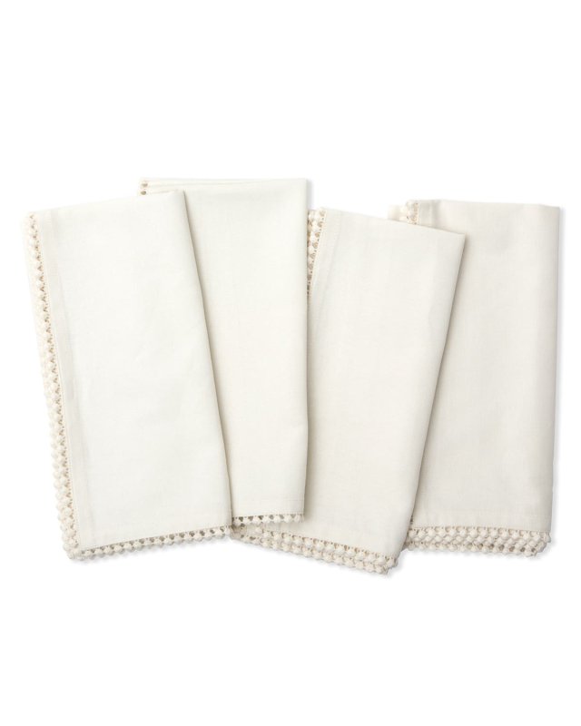 Margot Ivory Napkins, Set of 4