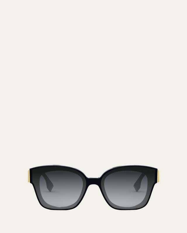 Fendi First Gradient Acetate Square Sunglasses