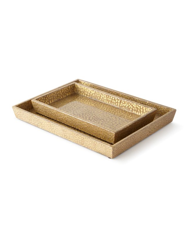 Callas Rectangle Trays, Set of 2