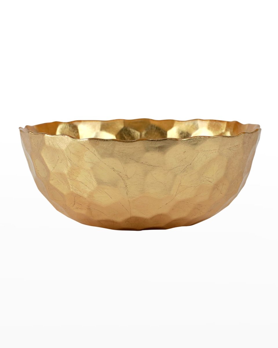 Rufolo Glass Gold Honeycomb Small Bowl