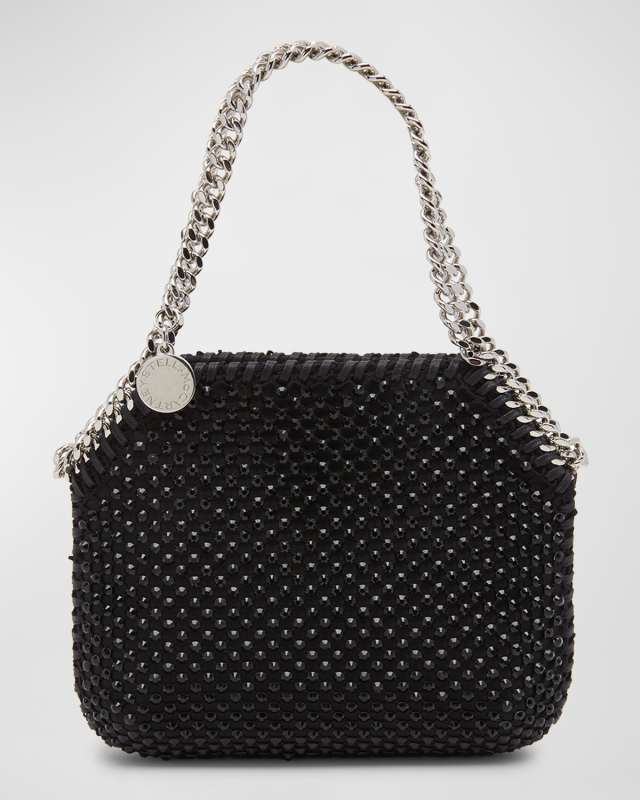 Falabella Mini Crystal Mesh Shoulder Bag