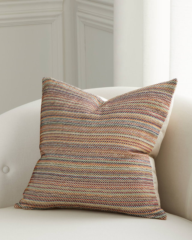 Croydon Multicolor Decorative Pillow, 20" Square