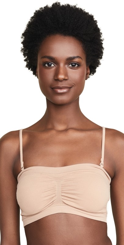 Fashion Forms Stretch Bandeau Bra Black