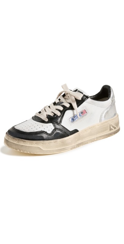 Autry Super Vintage Low Sneakers 35 White/Black/Silver