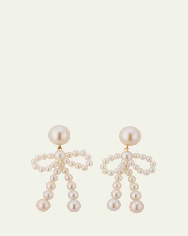 Bow Drop Earrings