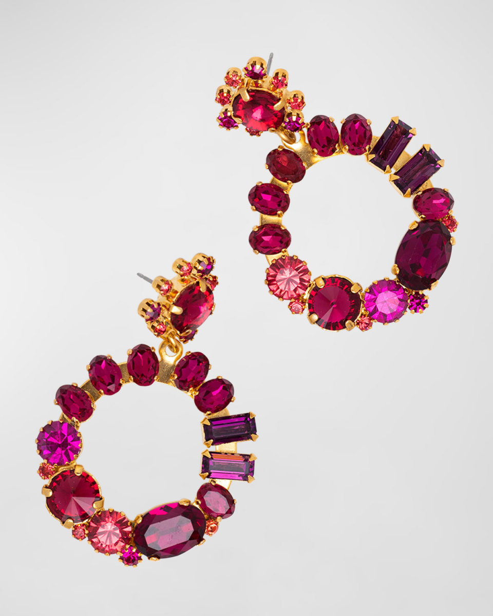 Lylia Multi-Crystal Earrings