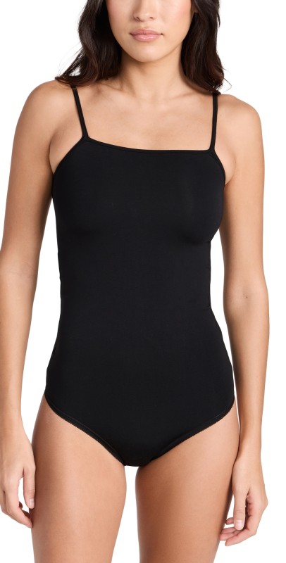 Stripe & Stare Stripe and Stare x Camille Charriere Spaghetti Bodysuit Black Black