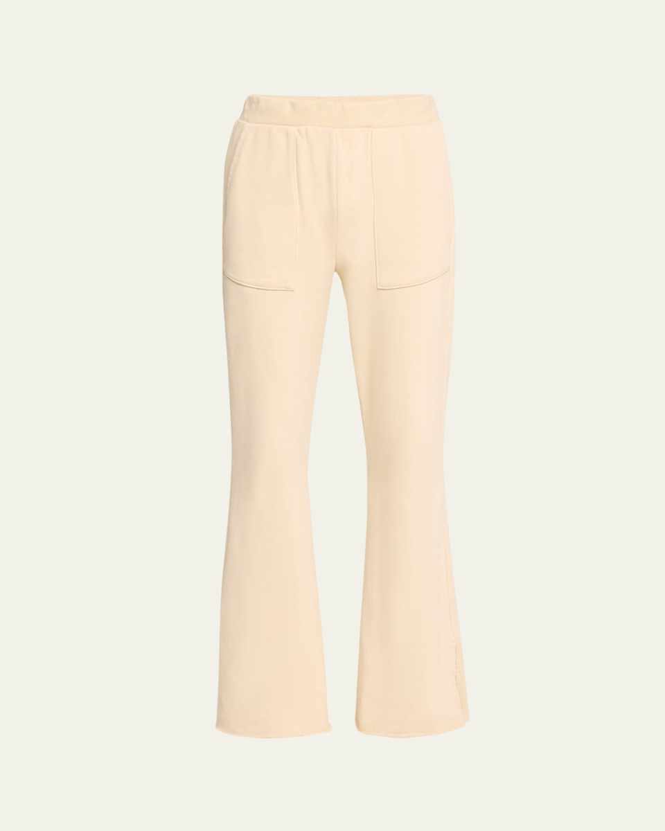 Rusty Side Slit Flair Pants