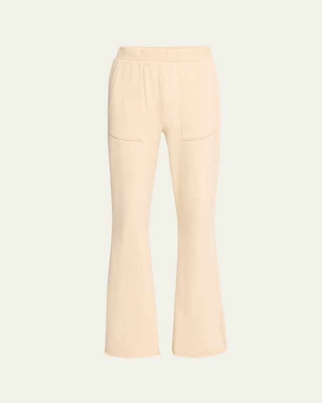 Rusty Side Slit Flair Pants