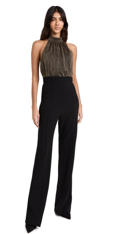 Black Halo Genesis Cb Jumpsuit Golden Noir