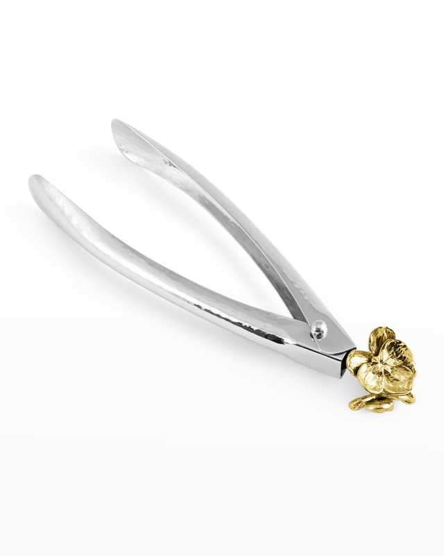 Gold Orchid Small Lock Spring Tongs