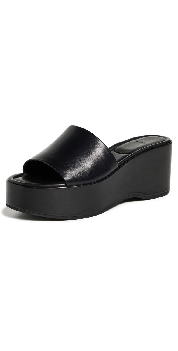 Vince Polina Platform Sandals Black
