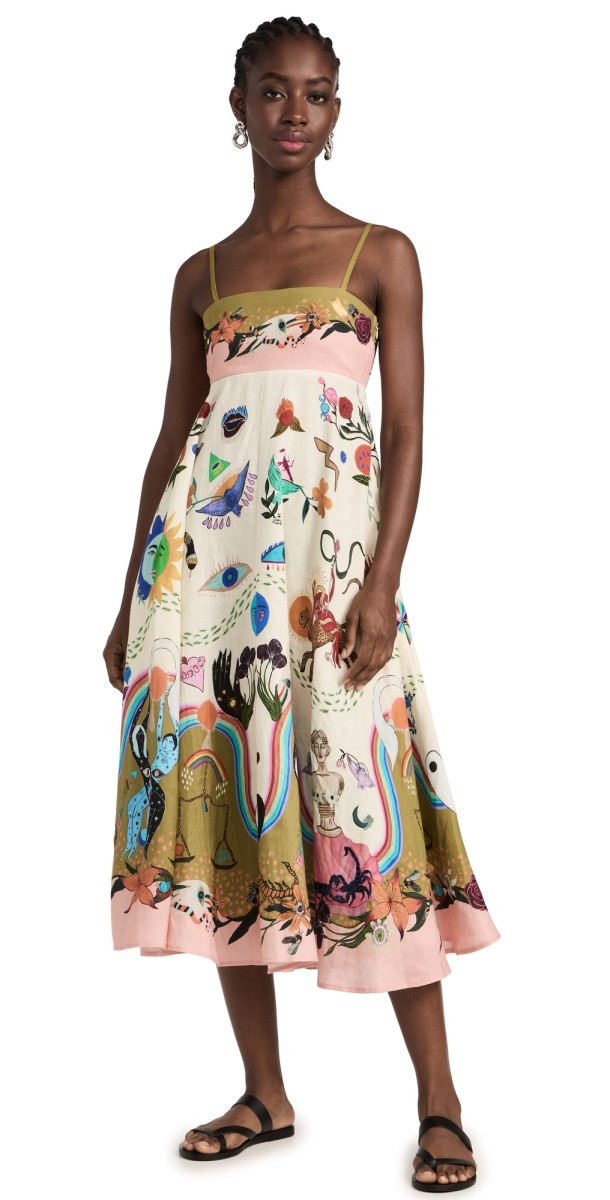 Alemais Evergreen Sundress Multi