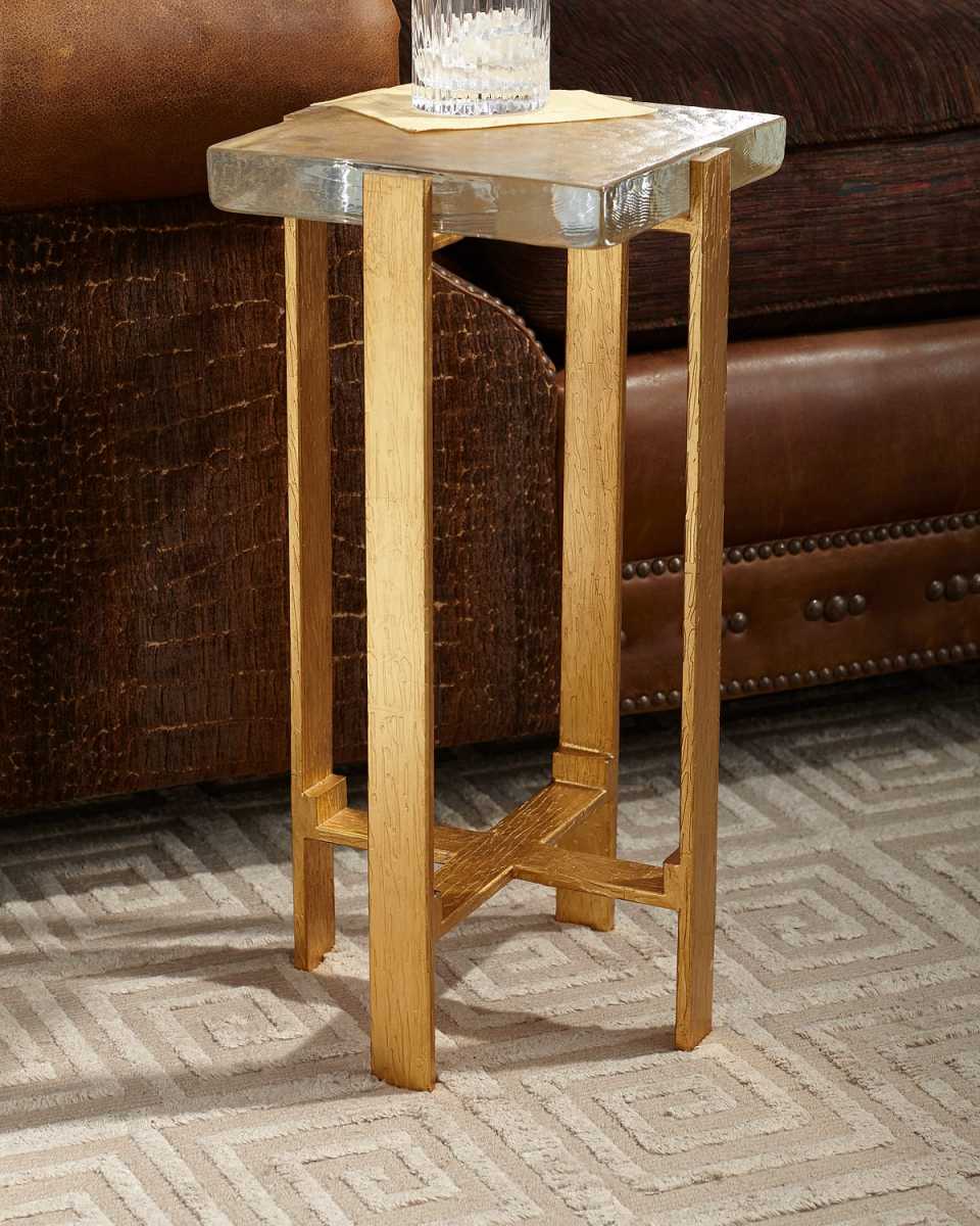 Gold Dusted Martini Tabl