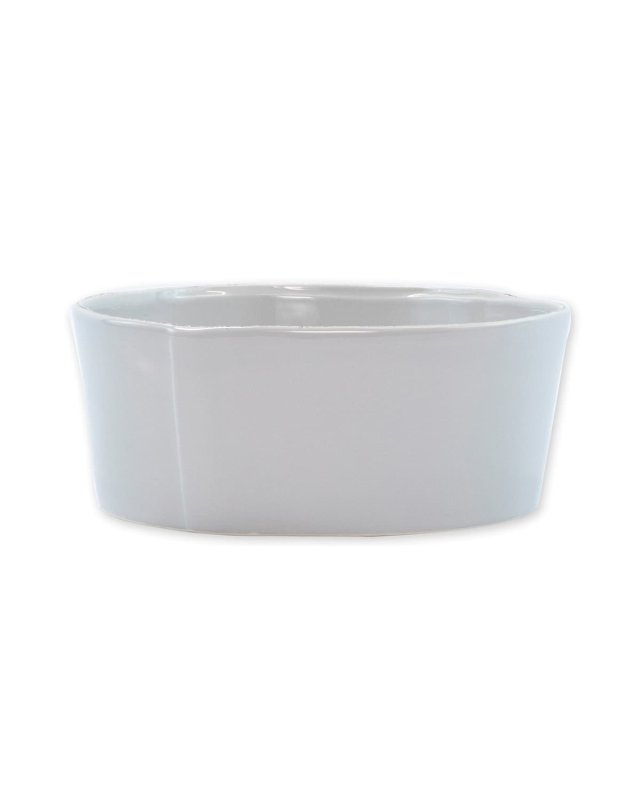 Lastra Medium Serving Bowl, Light Gray