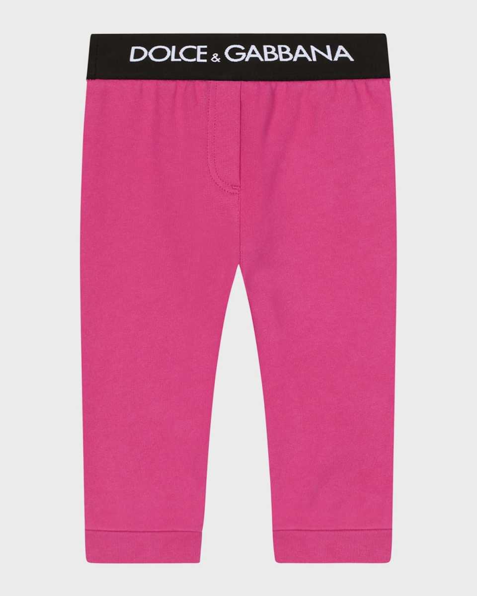 Girl's Logo-Print Leggings, Size 12M-30