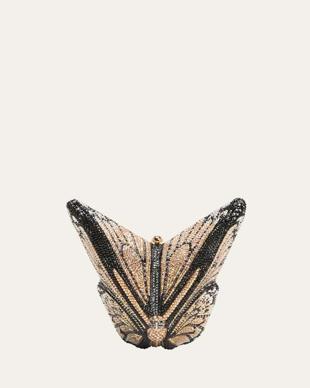 Monarch Butterfly Crystal Clutch Bag