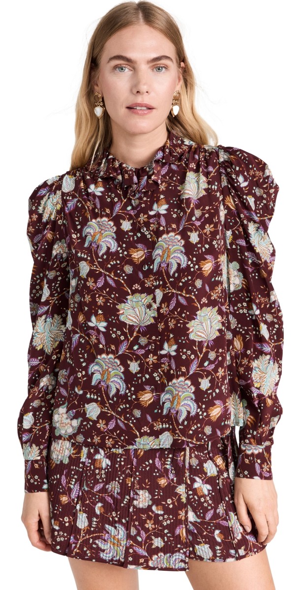 Ulla Johnson Dara Blouse Heliotrope