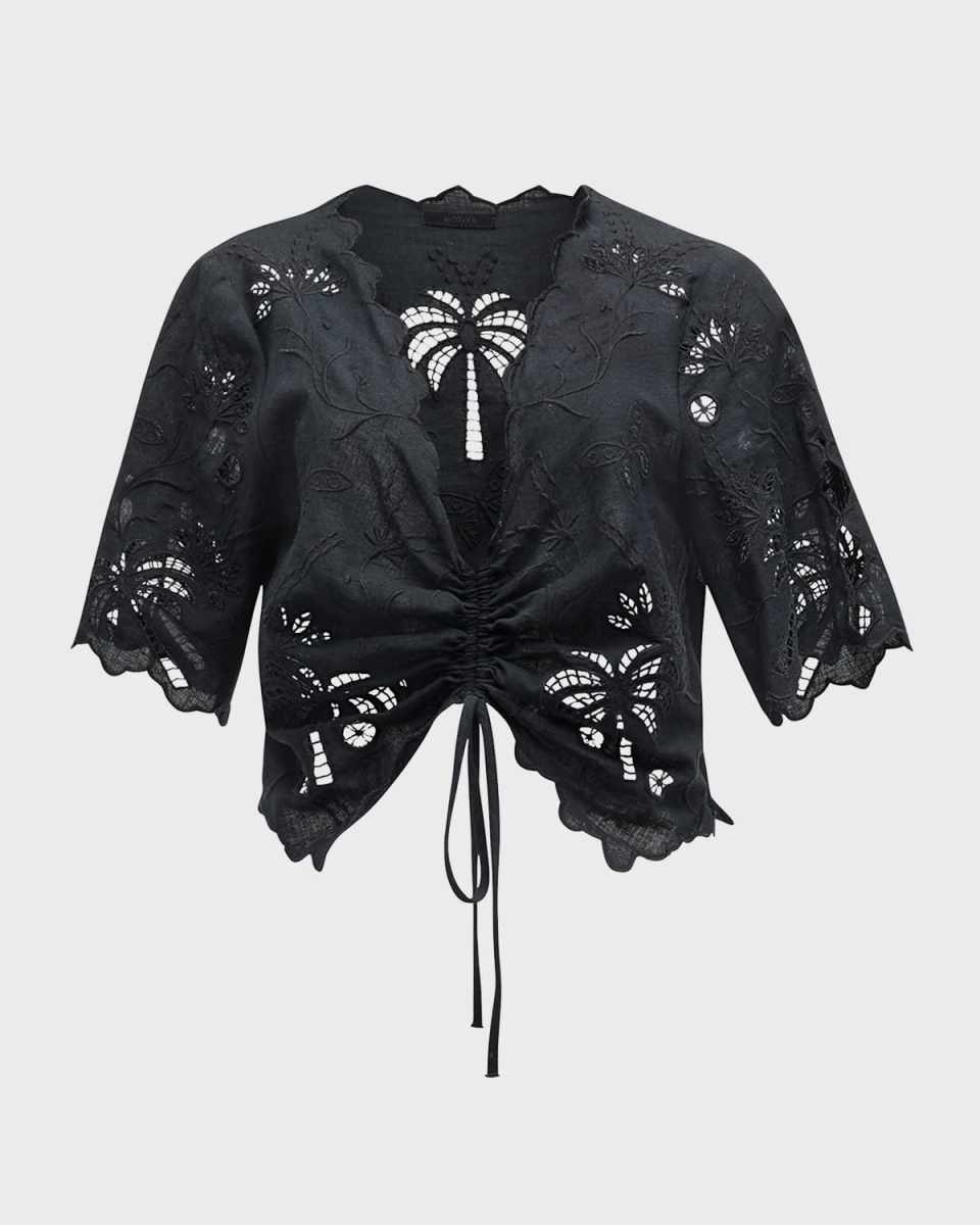 The Social Butterfly Embroidered Top