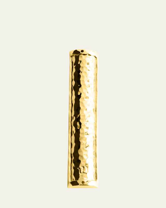 Hammertone Mezuzah, Gold