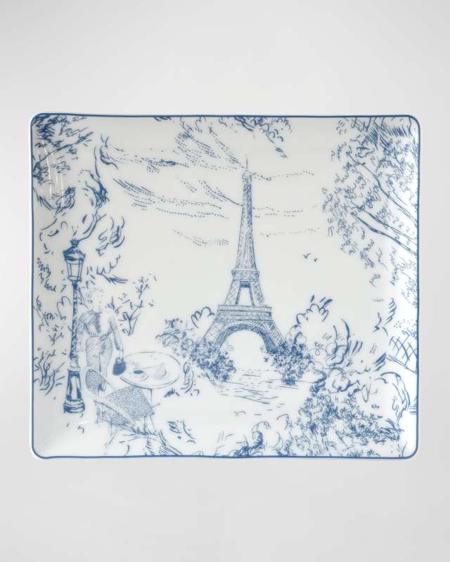Tout Paris Rectangular Platter