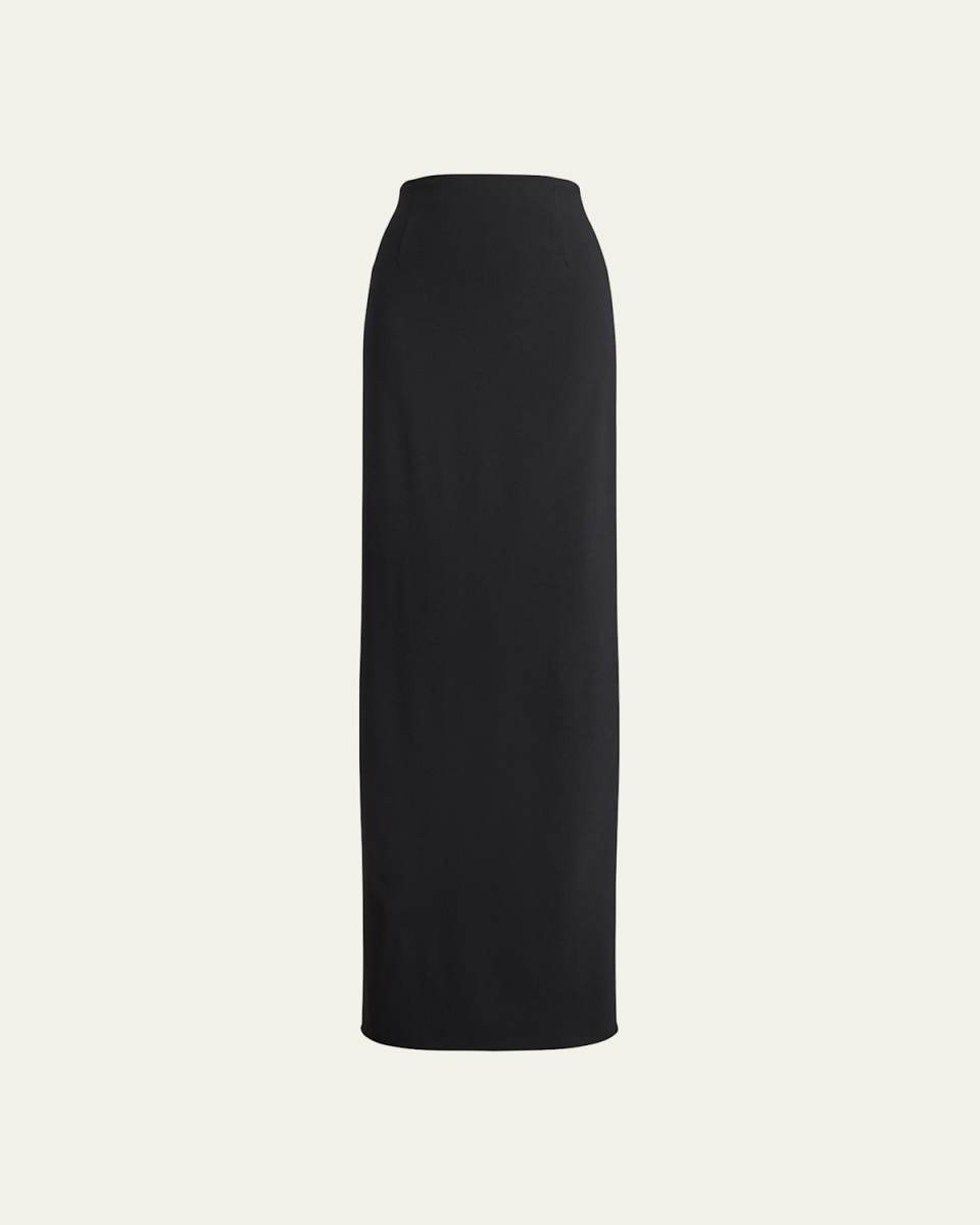 Nelson Wool Maxi Pencil Skirt