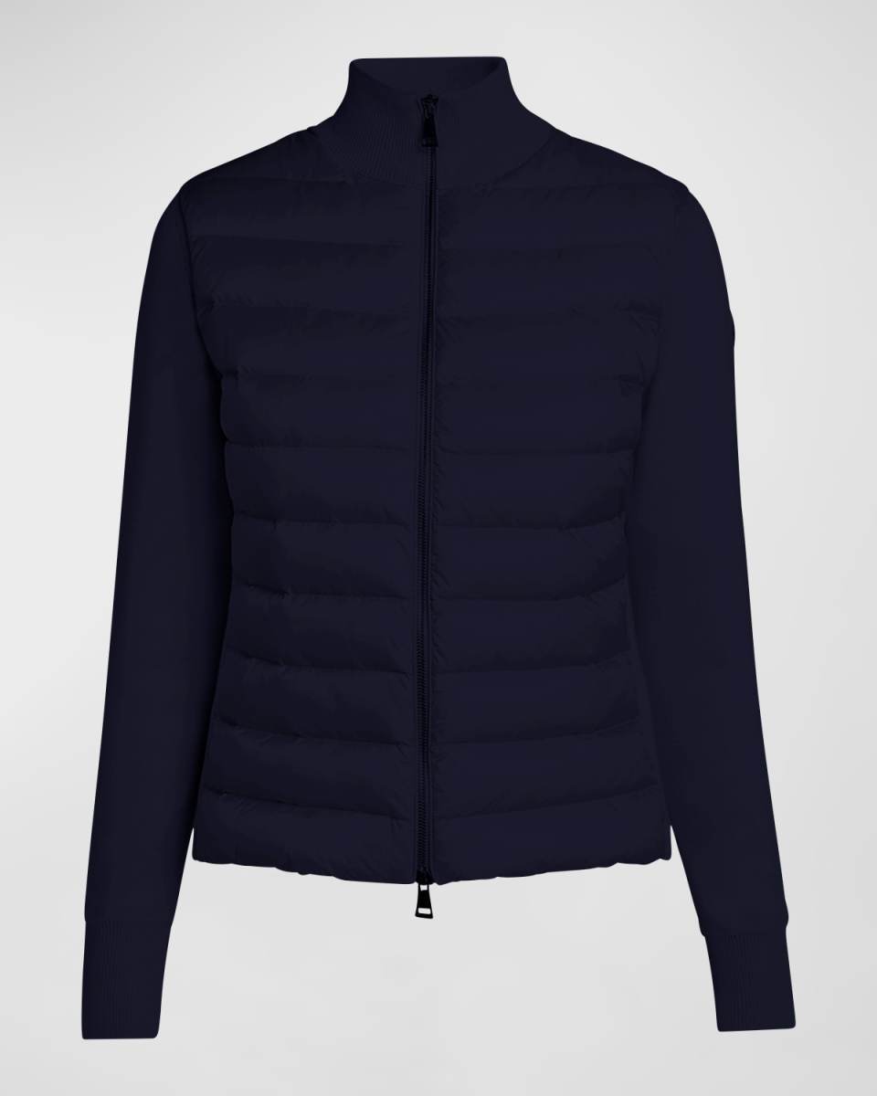 Hybrid Puffer Cardigan