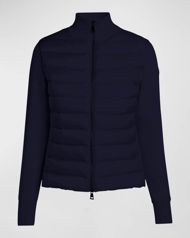 Hybrid Puffer Cardigan